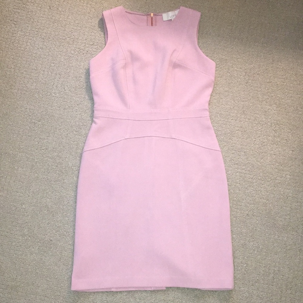 Loft Rose Sleeveless Dress